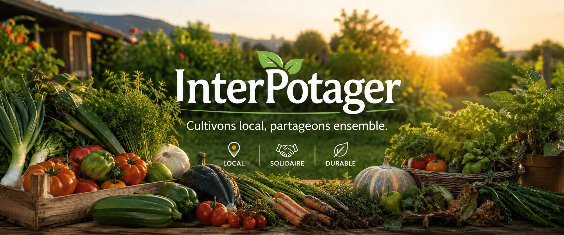Récoltes locales présentées par InterPotager